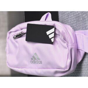 New! Adidas MUST HAVE 2 WAIST PACK [Unisex] One Size - Lavender/Silver | 983003